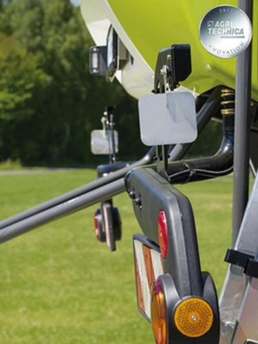 Wind en neigingssensor én automatische regeling van de stroverdeler op Lexion maaidorsers bij Claas