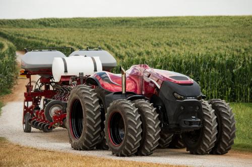 Autonome tractor van Case IH sleept zilveren medaille in de wacht op de SIMA