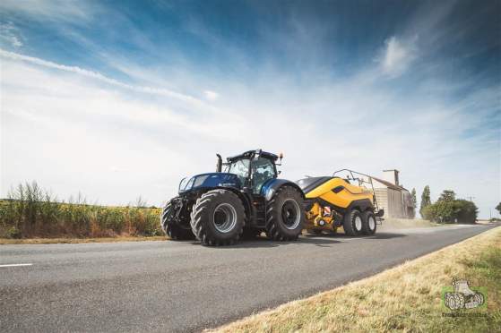 La presse New Holland BigBaler 1290 High Densité Smart4 gagne un épi d’argent à Agribex