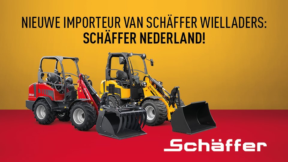 Schäffer Nederland nieuwe importeur voor Schäffer wielladers!
