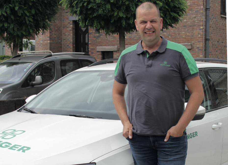 Tom Baert werkt bij Pöttinger België