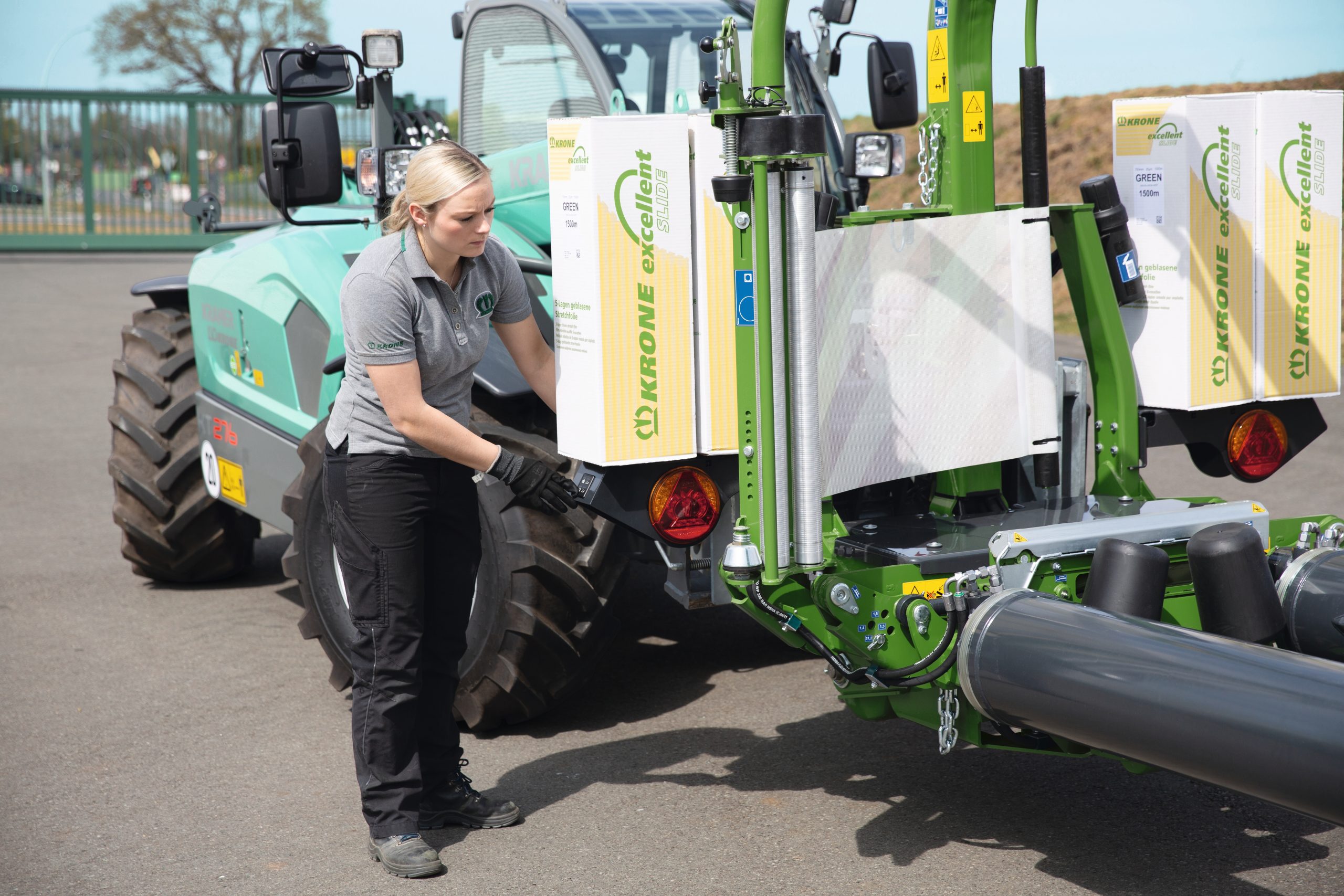 Krone présente une enrubanneuse moderne