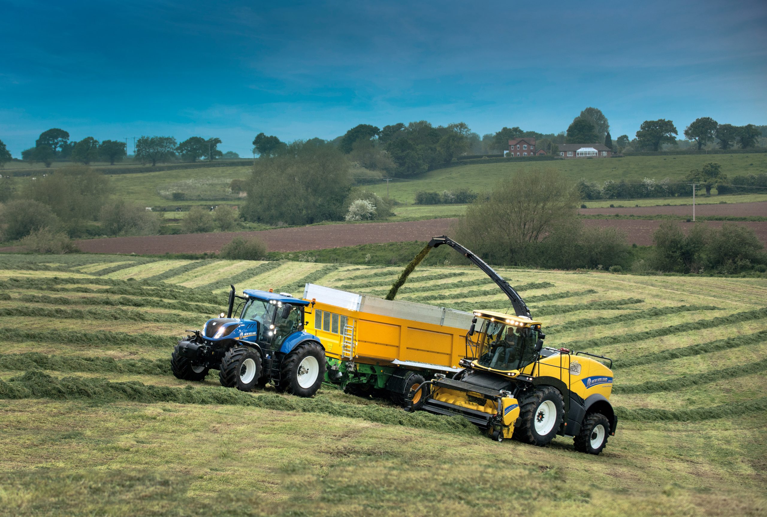 New Holland viert het 60 jarige jubileum van de zelfrijdende veldhakselaar