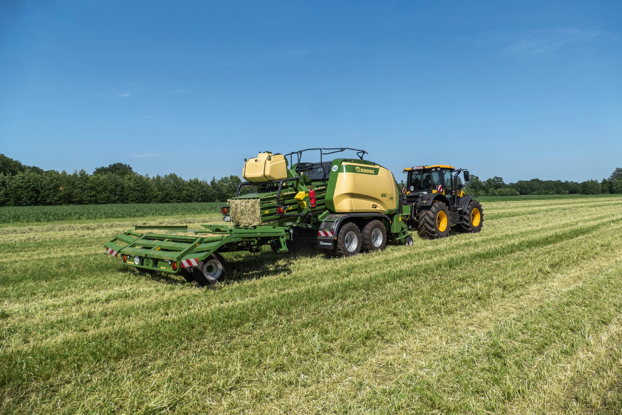 Innovatieve Krone toevoegmiddel installatie voor de nieuwe Big Pack generatie