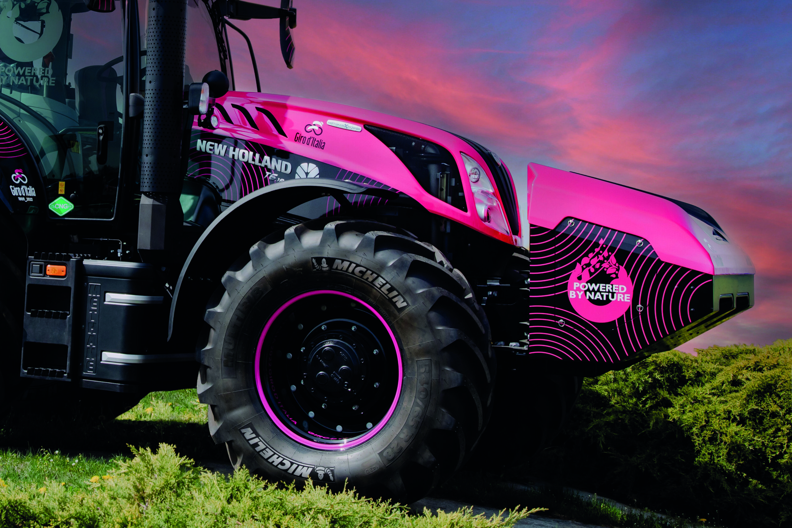 New Holland T6 Methane Power maakt belangrijk statement voor duurzaamheid tijdens Giro d’Italia 2022
