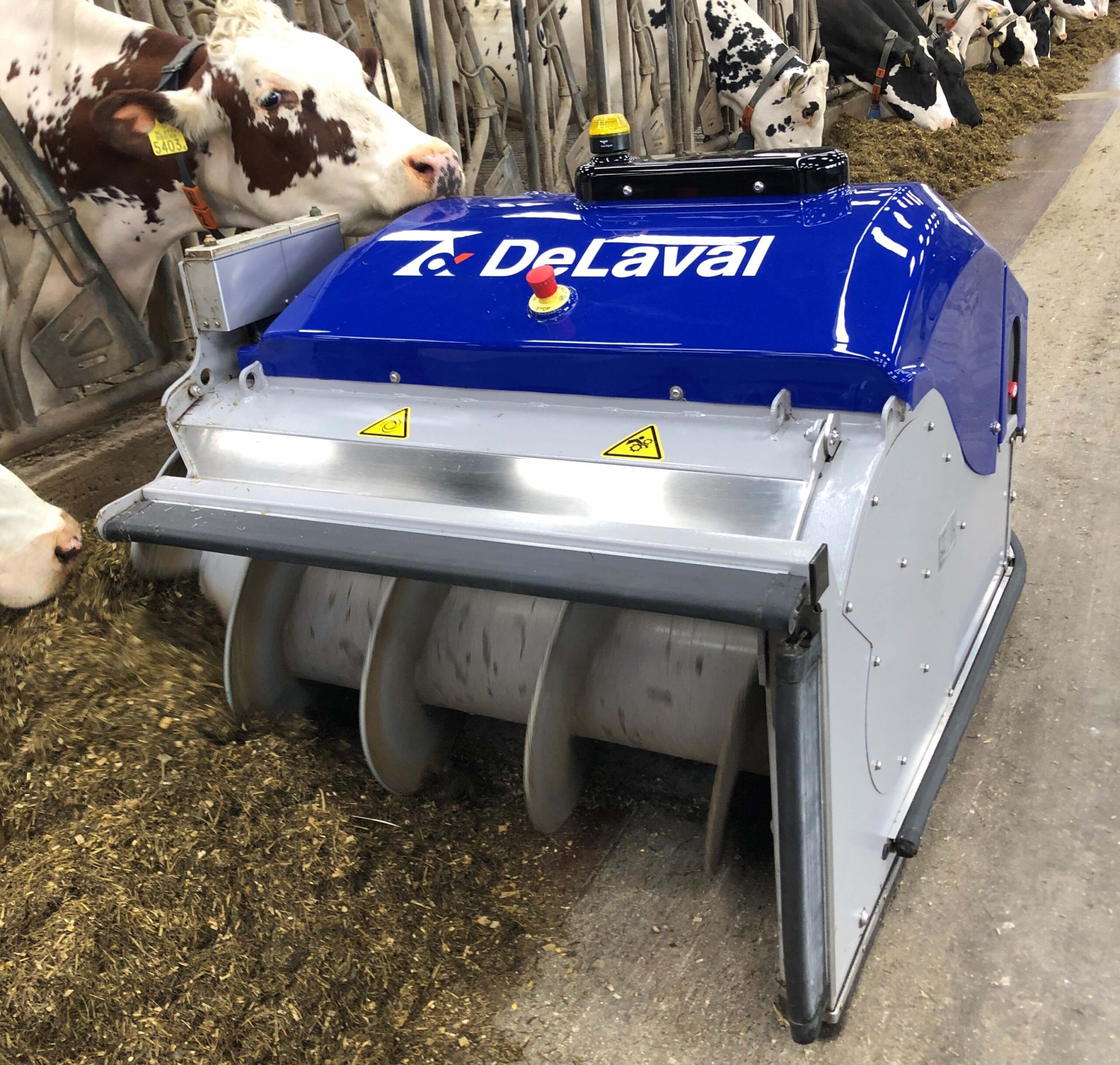 DELAVAL KOMT MET EEN FACELIFT VOOR DE OPTIDUO™ VOERAANSCHUIFROBOT
