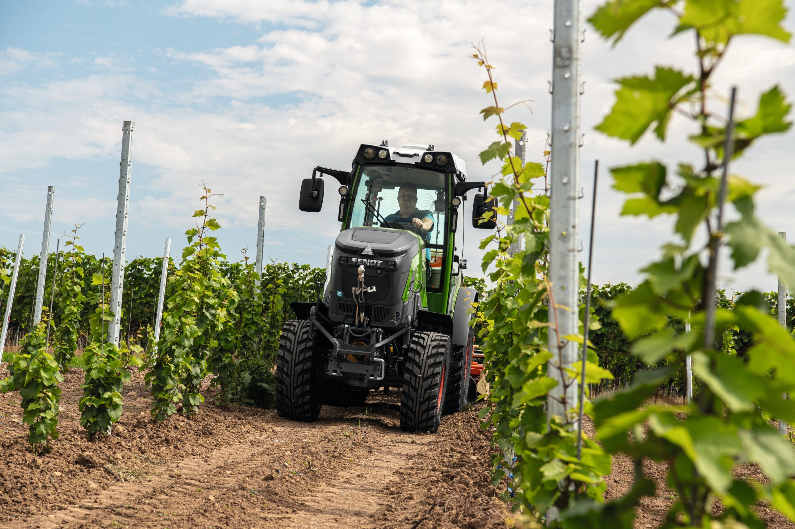 Entièrement électrique sur batterie : le Fendt e100 V Vario