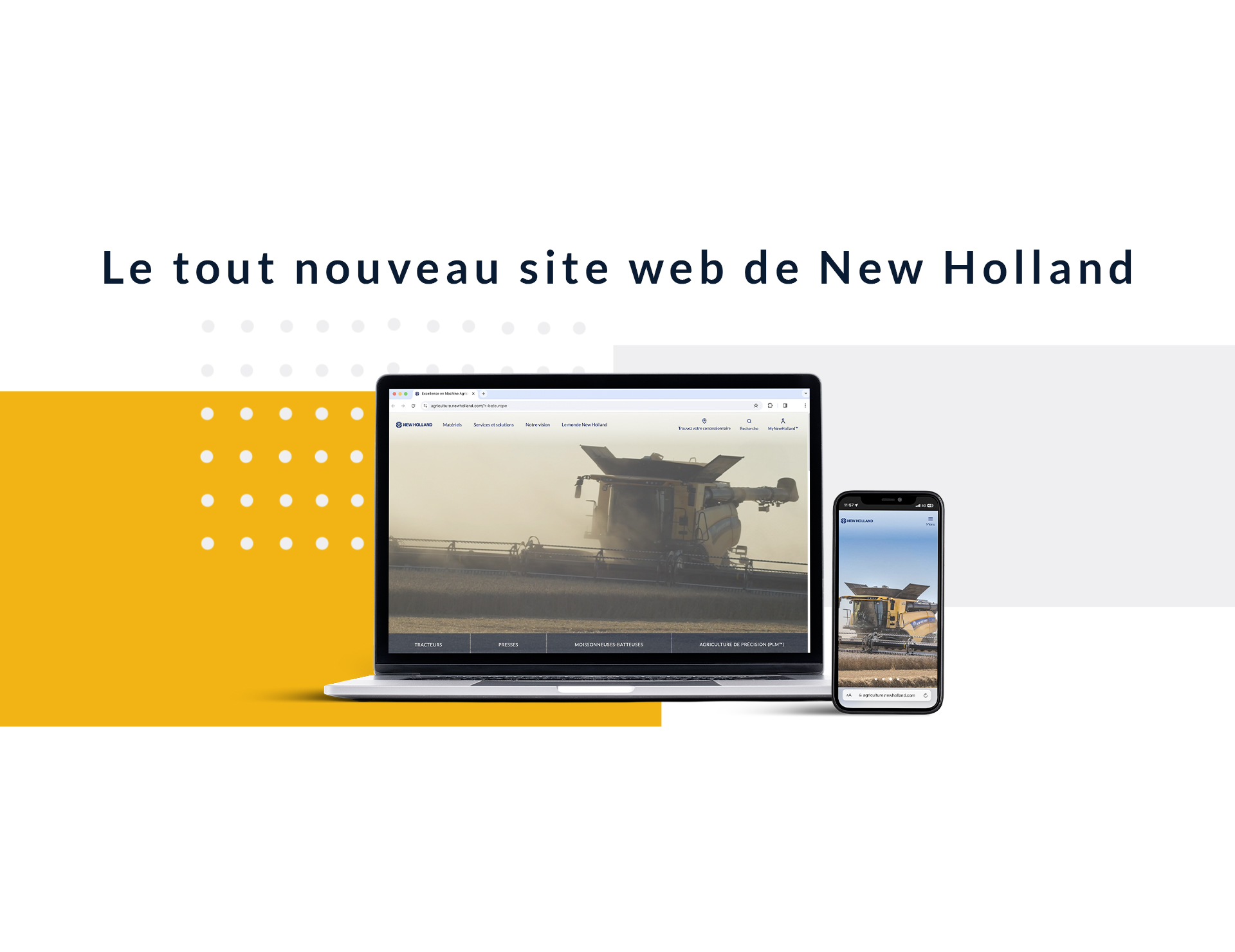 New Holland se dote d’un nouveau site web pour offrir à ses visiteurs une nouvelle expérience de la marque