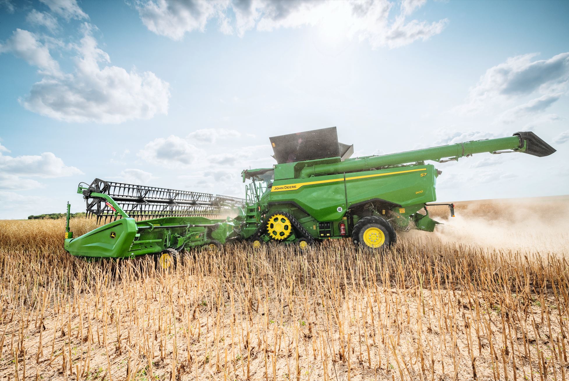 John Deere introduceert de nieuwe S7- maaidorsers