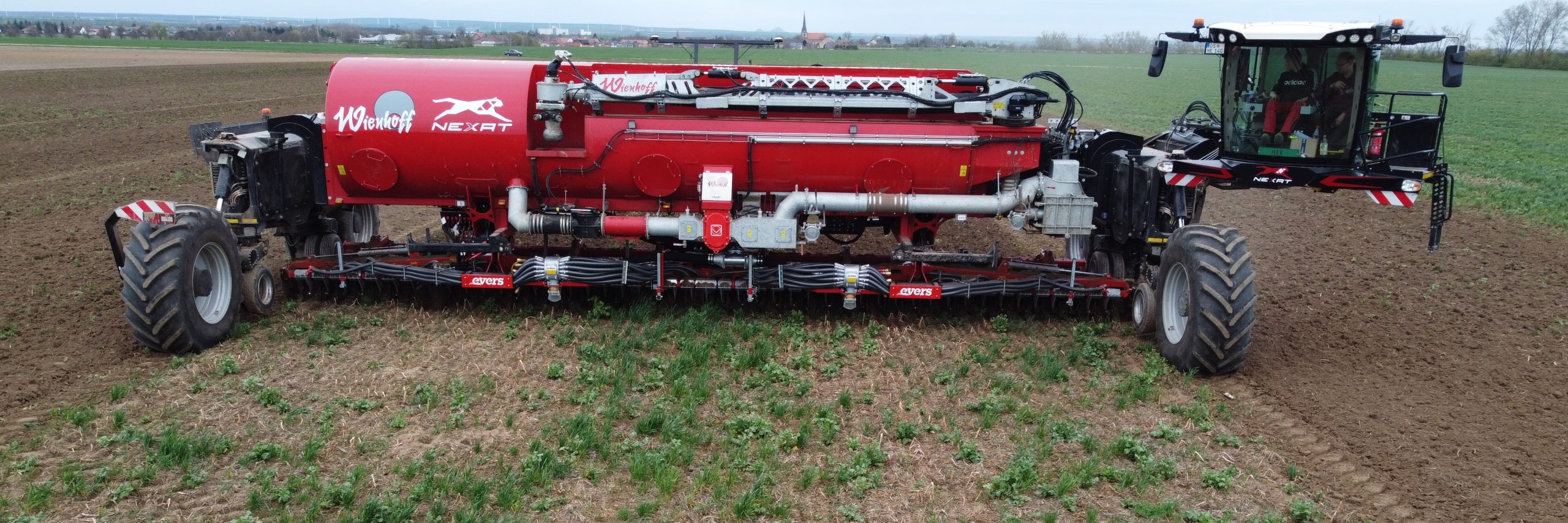 Mestinwerking met NEXAT en Evers Agro Toric NX 1400