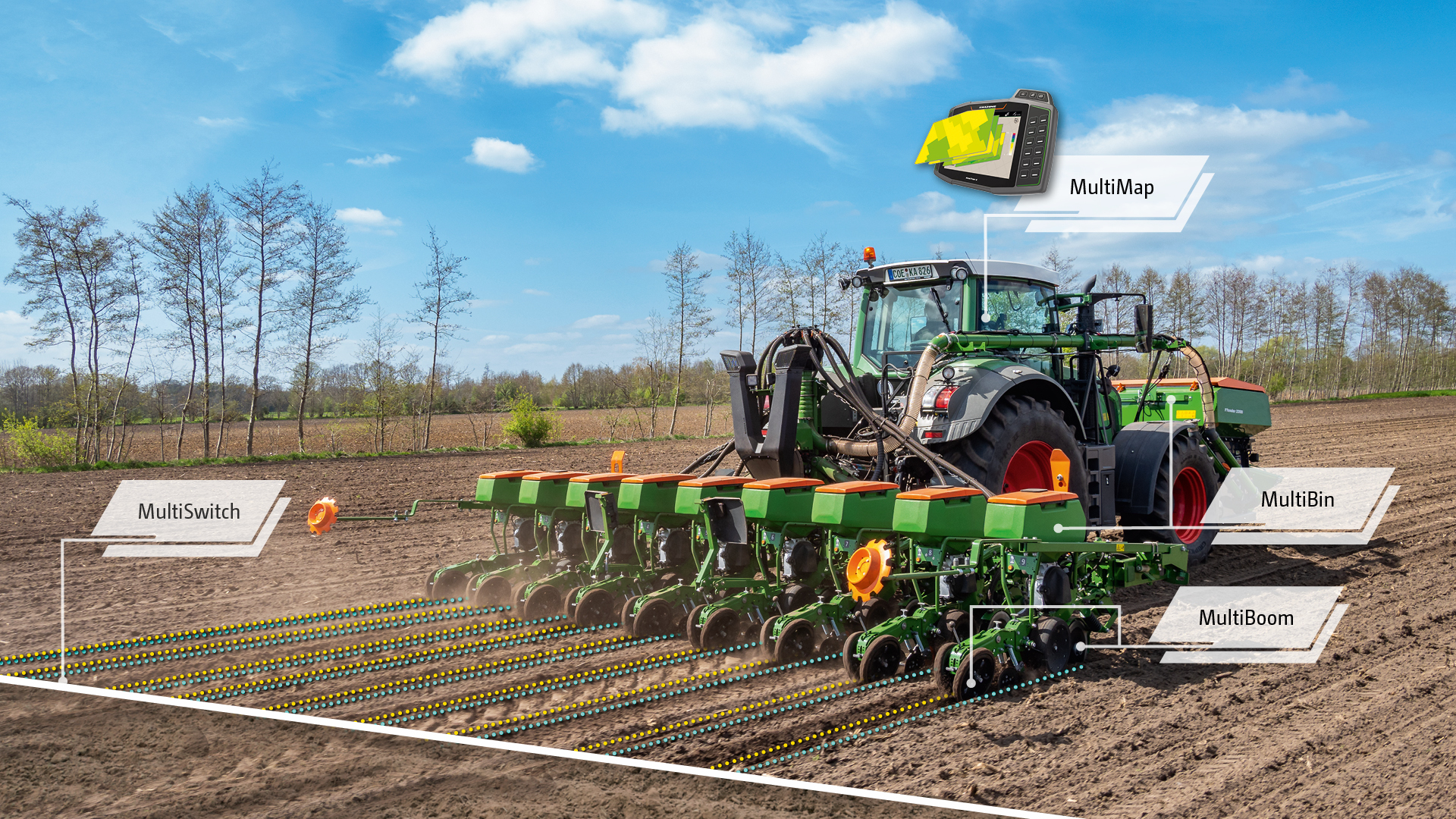 MultiFunctions AMAZONE pour le semis monograine de précision