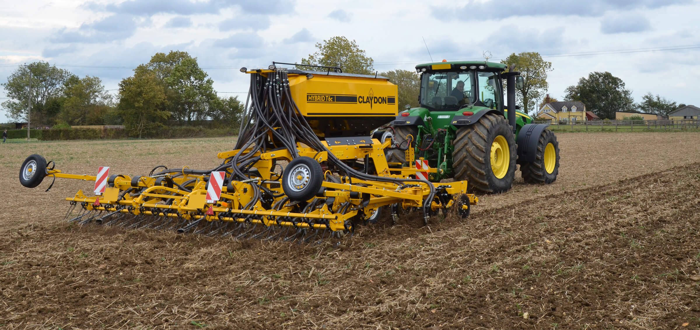 No-till pionier Claydon brengt efficiënte, kosteneffectieve zaaitechnologie naar Belgische boeren.