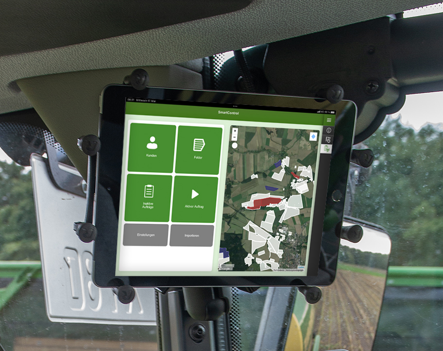 KRONE SmartControl – la gestion des chantiers tout en confort
