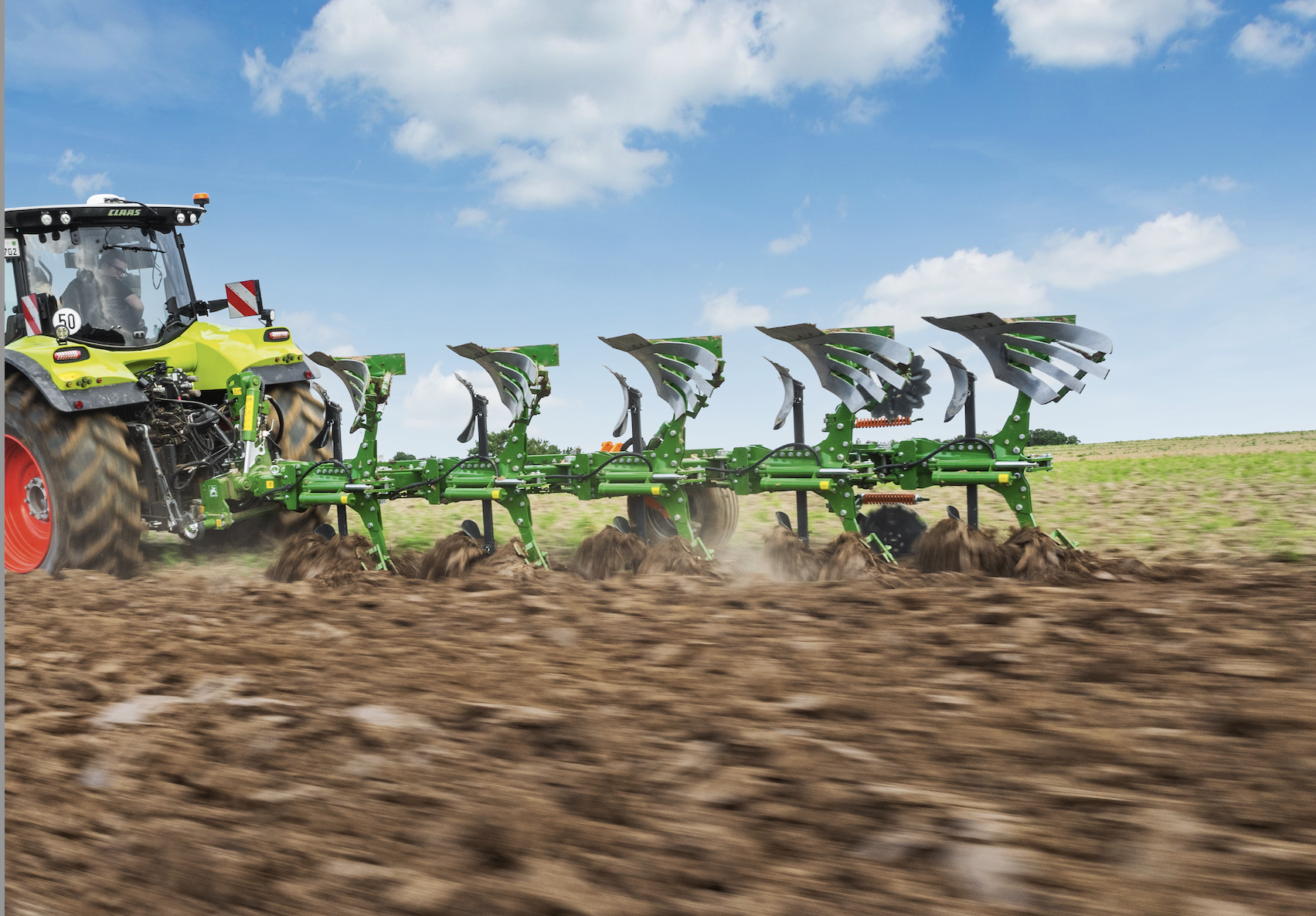 Nieuwe gedragen ploeg Teres 200 van AMAZONE