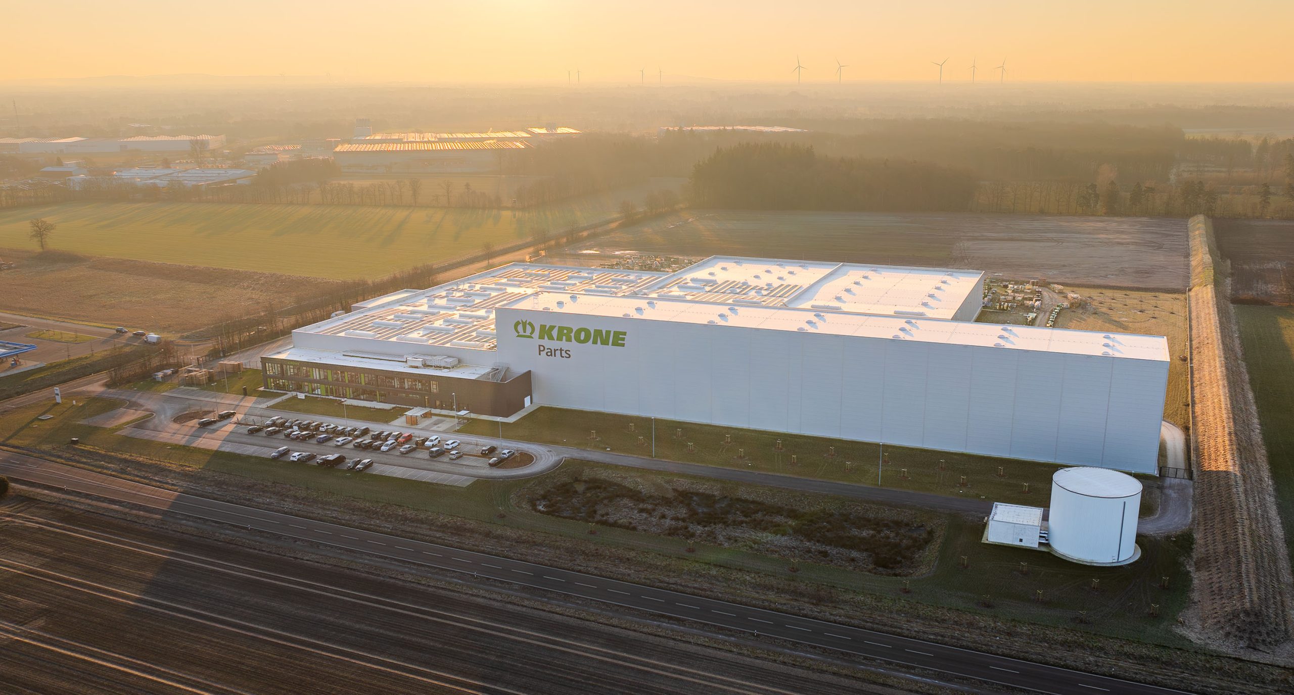 Krone opent zeer efficiënt onderdelen-magazijn