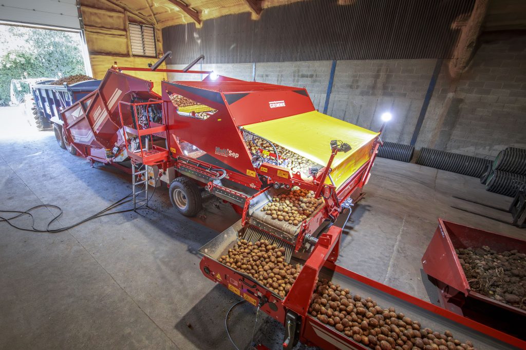 GRIMME MultiSep-rollenreiniger voor stortbunkers