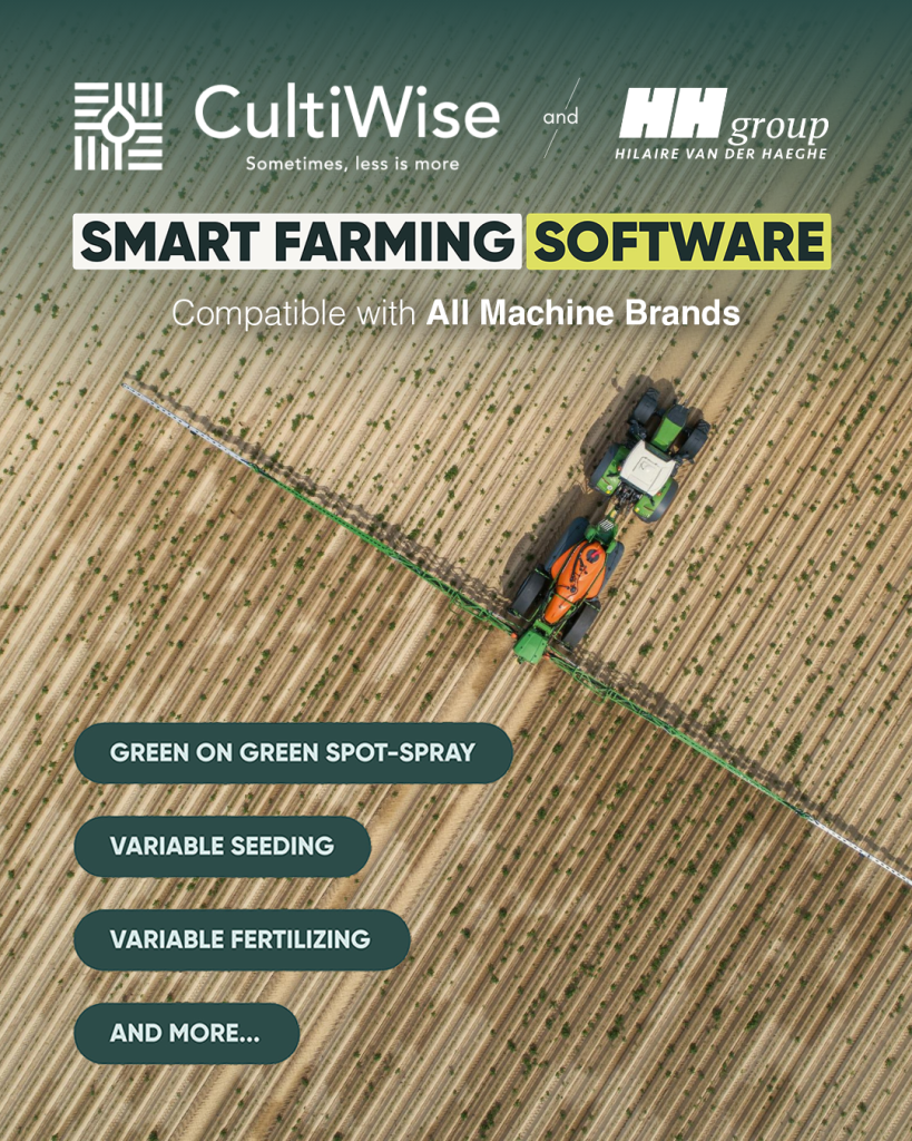 Hilaire Van der Haeghe lanceert CultiWise en PTx Trimble als nieuwe precisielandbouwmerken op Agribex